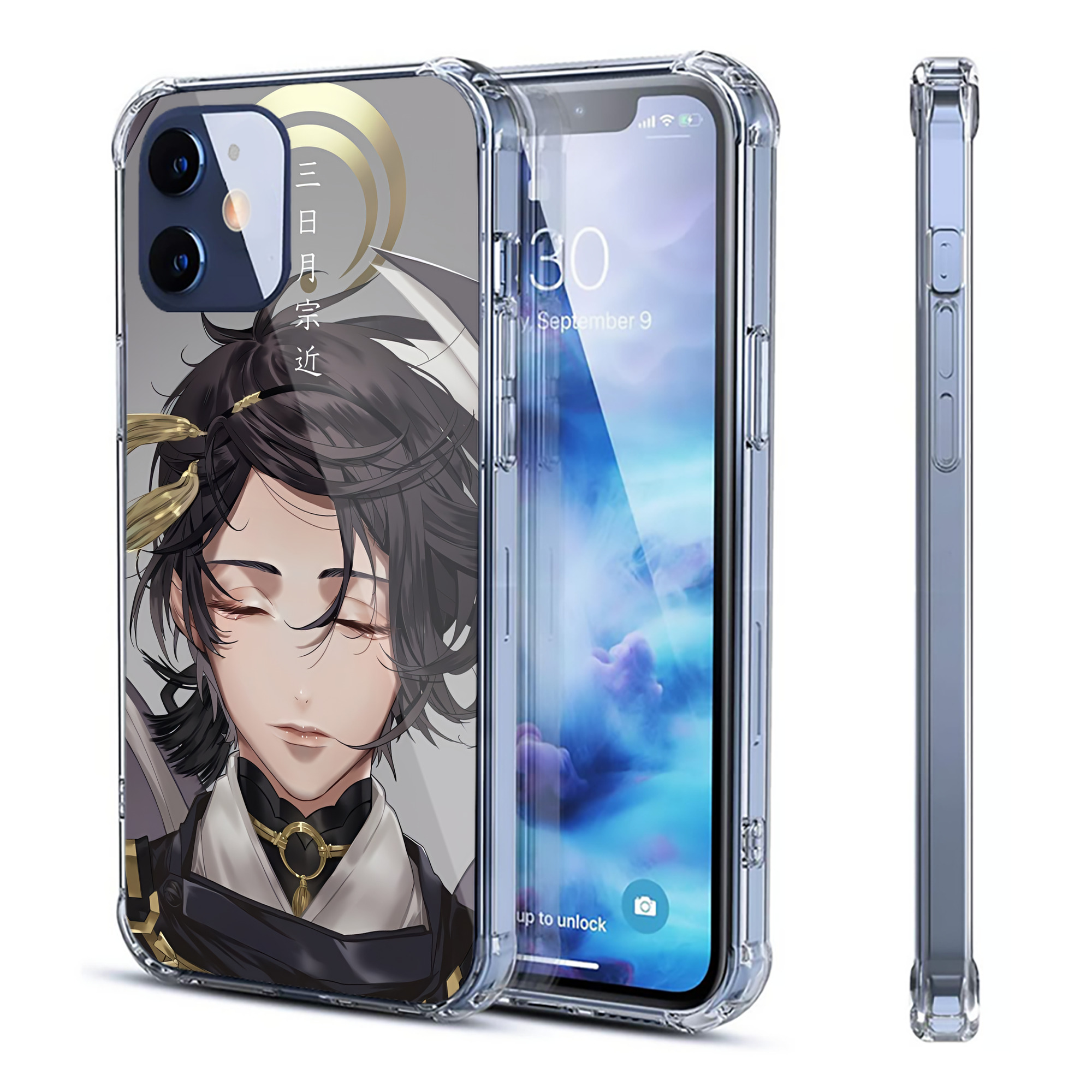 （画像用） 刀剣乱舞 Touken Ranbu 【iPhone 12シリーズ対応】透明スマホケース（クリアソフトケース）